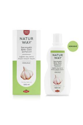 Naturway Sarımsaklı Bitki Özlü Kokusuz Şampuan 500 ml Image 0