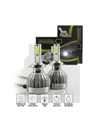 F1 H7 Mini Kar Beyazı Led Xenon Far Led Zenon Ampulü Şimşek Etkili 6500k 6400lm Image 0