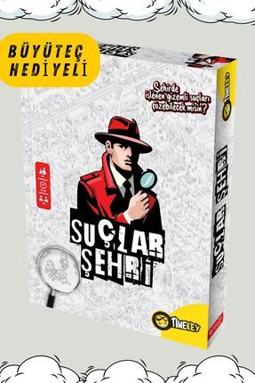 Suçlar Şehri Gizem, Strateji ve Dedektiflik Kutu Oyunu | Ailece veya Arkadaşlarla Oynanır Image 0