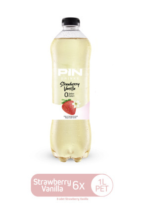 Strawberry Vanillia Beyaz Çaylı Özel Seri - Şekersiz & Kalorisiz 1 Litre X 6 Adet Image 0