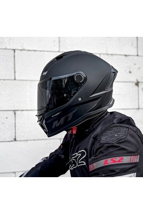 Helmets Stinger 2 solid kask (şeffaf vizörlü) Image 0