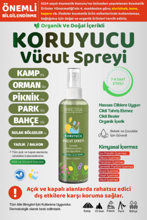Koruyucu Vücut Sprey, Dış Etkenlere Karşı Etkili Koruma Image 0