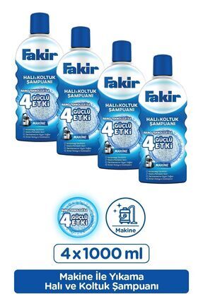 Makine Klasik Nano Halı Ve Koltuk Şampuanı 1000 ml X 4 Adet Image 0