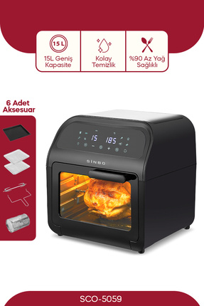 SCO-5059 15 lt Airfryer Fırın Image 0
