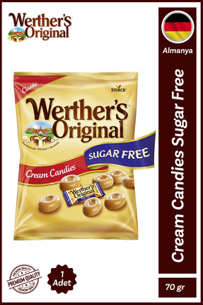 Werther's Storck Original Cream Candies Sugar Free 70 GR Image 0