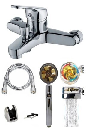 Banyo Bataryası Duş Seti Banyo Duş Başlığı Batarya Seti Image 0
