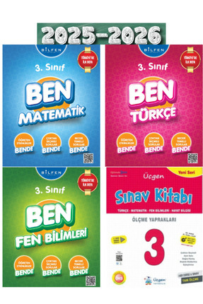 Bilfen Yayınları 3.sınıf Ben Matematik,türkçe,fen Bilimleri Etkinlik Kitabı Image 0
