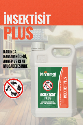 İnsektisit Plus 5 Lt Karınca Hamamböceği Akrep Kene Mücadelesi İçin Image 0