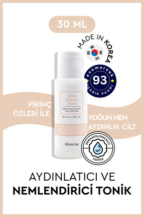 Rice Extract Toner 30ml Pirinç Özlü Tonik Image 0