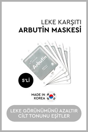 Arbutin Özlü Yüz Maskesi 5'li 88092208001535 Image 0