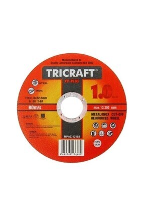 1 Adet 115x1.0x22.2 Mm Metal Inox Kesme Taşı Image 0