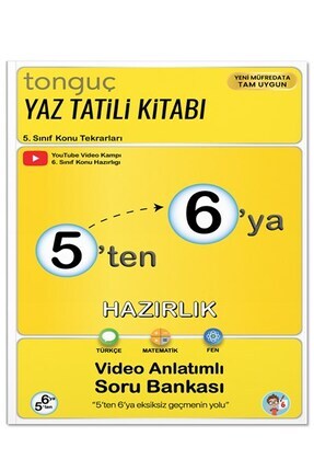 5'ten 6'ya Hazırlık Kitabı - Tonguç Yayınları Image 0