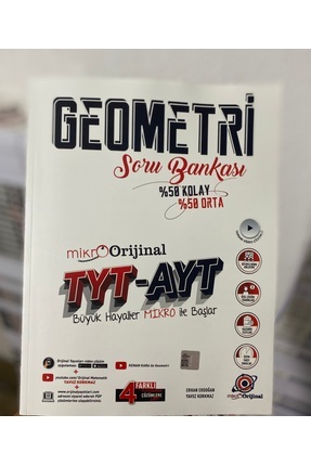 MİKROORJİNAL TYT AYT GEOMETRİ SORU BANKASI 2025-26 Image 0