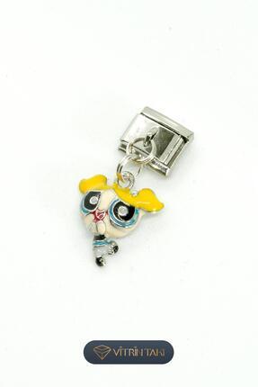 Powerpuff Girls Gümüş Renk İtalyan Bileklik Charm Image 0