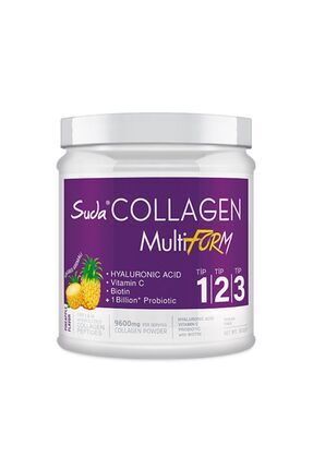 Multiform Tip I, II, III Patentli Kolajen+Probiyotik, Cilt,Saç&Tırnak Sağlığı Ananaslı 360g Image 0