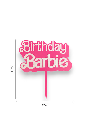 Barbie Temalı Kız Çocuk Pasta Süsü (Doğum Günü) Image 0