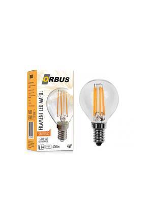 Orb-pc45 4w Sarı Işık E14 P45 400lm 15.000 Saat Fılament Led Ampul Image 0