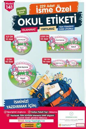 Okul Etiketi Kalem Defter Etiketi Özel Isim Yazılabilen Etiket Seti -isimli Etiket Oe141-t1238 Image 0