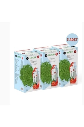 Matcha Çilek Aromalı Detox Çayı 3 Kutu Image 0