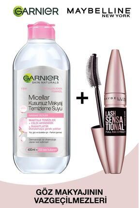 Lash Sensational Intense Black Maskara + Garnier Micellar Kusursuz Makyaj Temizleme Suyu 400ML Image 0
