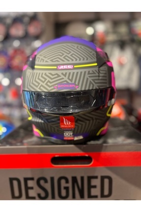 Helmets Targo S Brik C8 Mat (şeffaf vizörlü) kask Image 0