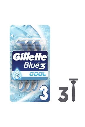 Blue3 Cool Kullan At Tıraş Bıçağı 3'lü Image 0