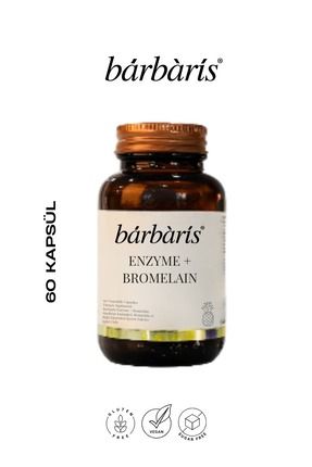 BARBARİS ENZYME+BROMELAIN 60 CAPSULES Image 0
