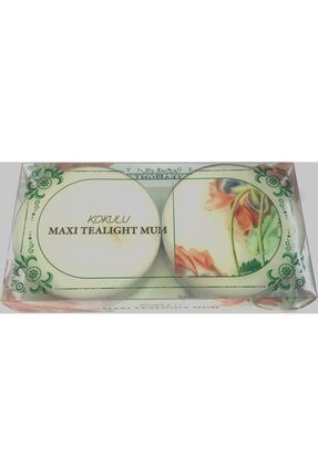 Mum Maxi Tealight 2'li Kokulu Uzun Süreli Işık Ve Sıcaklık Keyfi Image 0