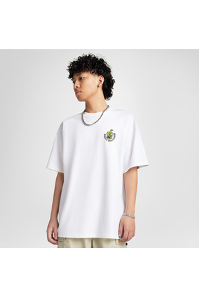 Erkek Beyaz T-Shirt Image 0