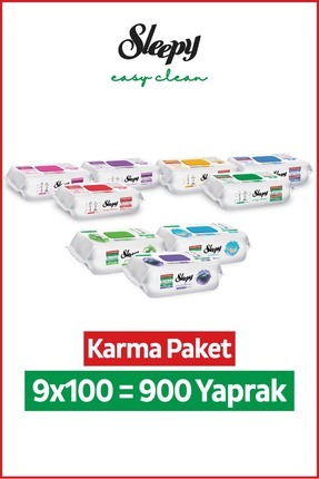 Easy Clean Yüzey Temizlik Havlusu & Mendili 9x100 Karma Paket Image 0
