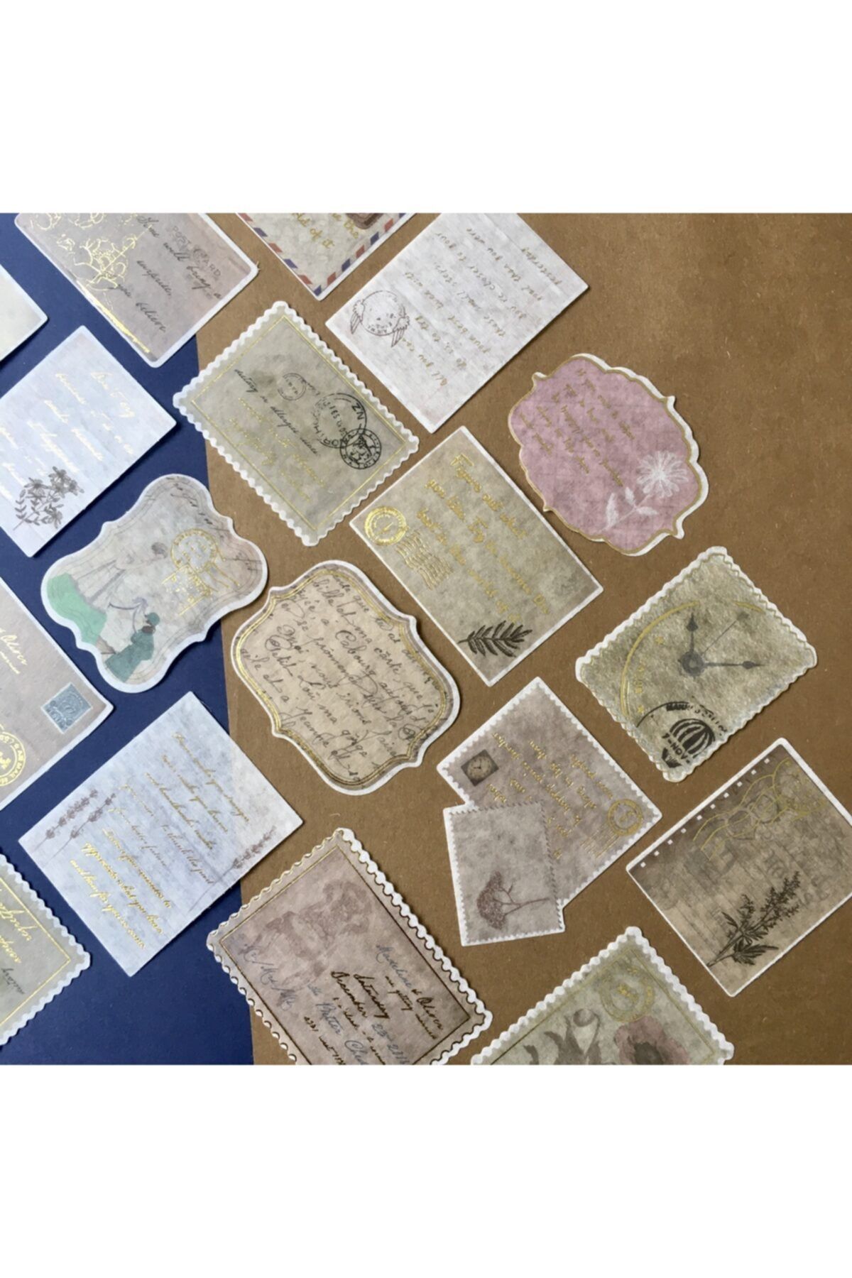 Nova Crafts Bronz Yaldızlı Sticker / Bullet Journal Için Uygundur