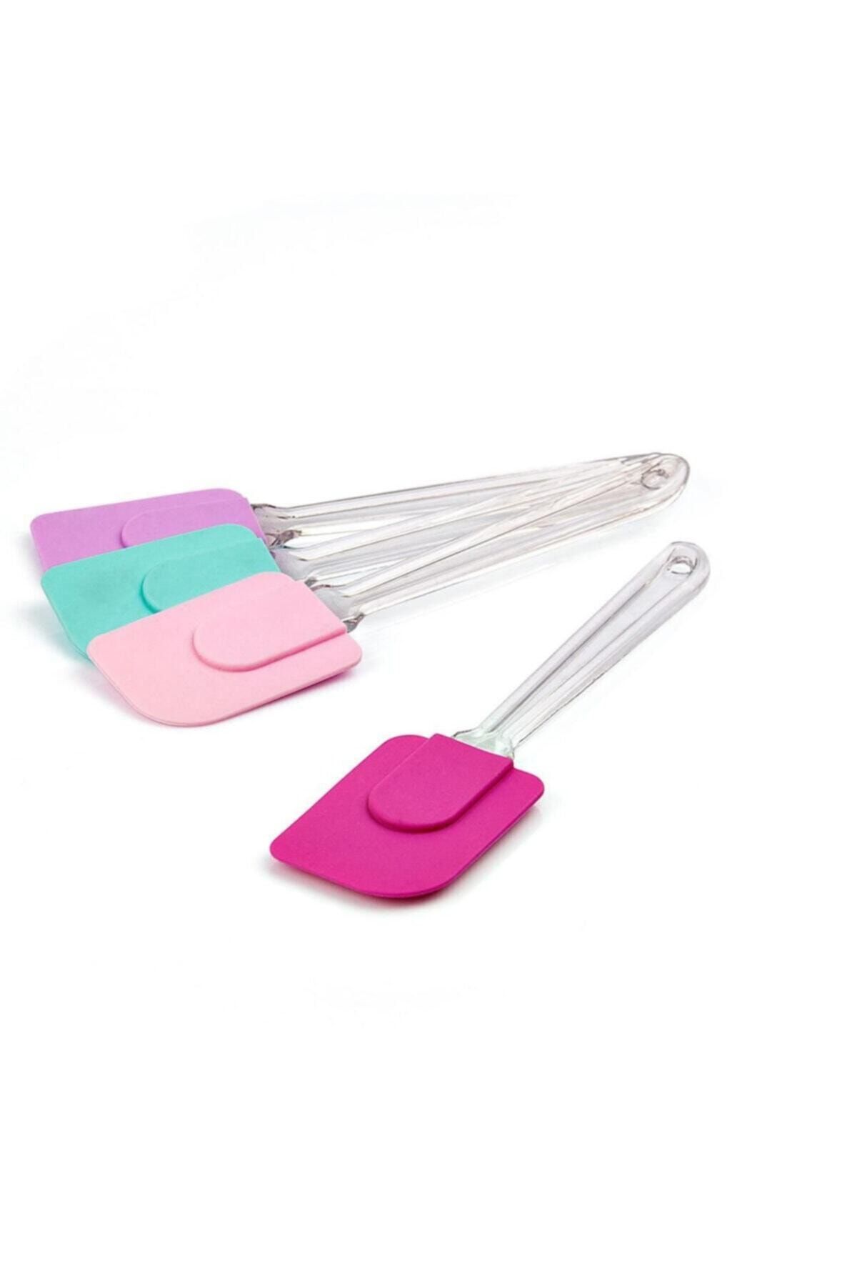 mebfa Plastik Saplı Silikon Spatula