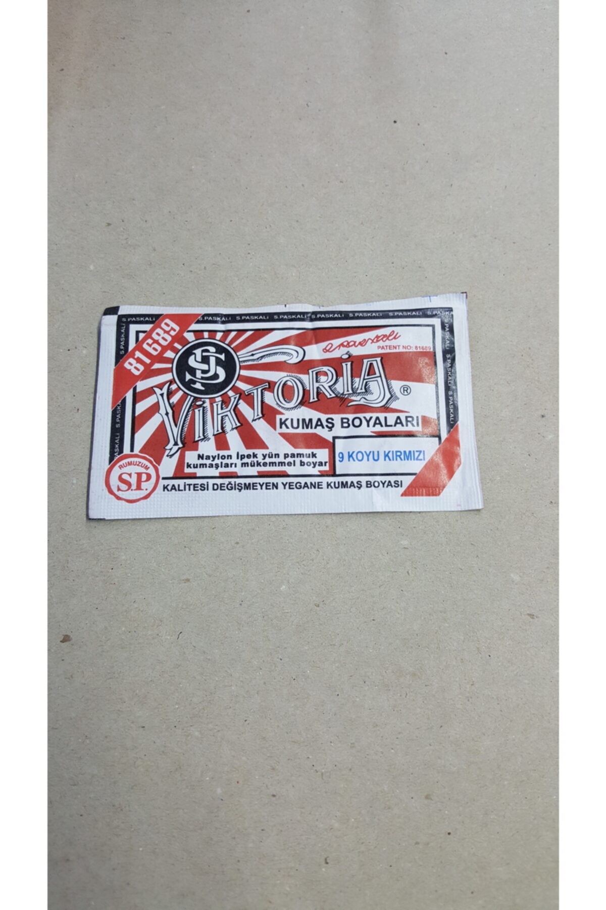 Viktoria Boya Viktoria Kumaş Boyası 10gr Koyu Kırmızı