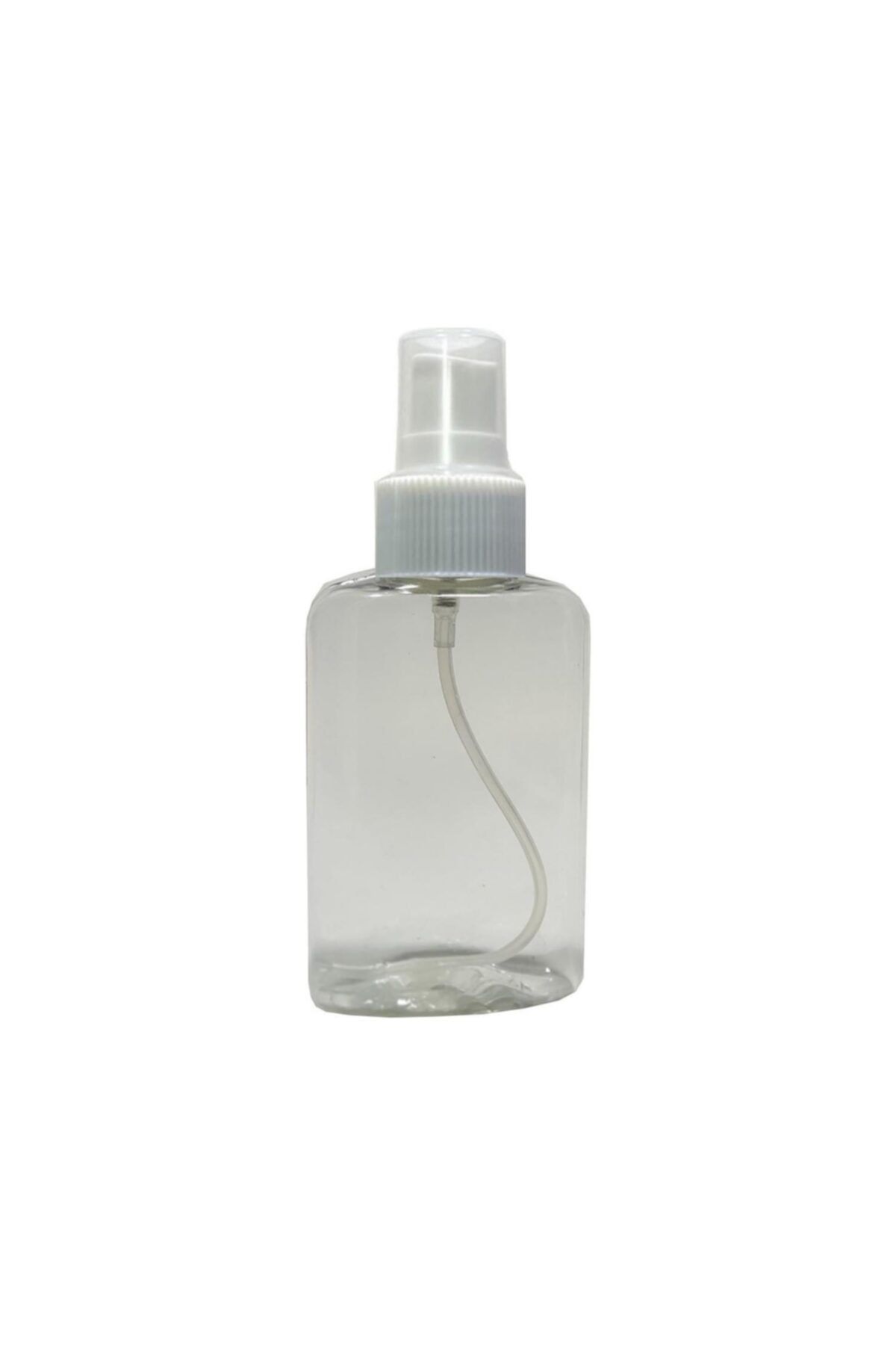 Güvenç Ambalaj 100ml - Boş Yassı Plastik Pet Sprey Şişe - 50 Adet