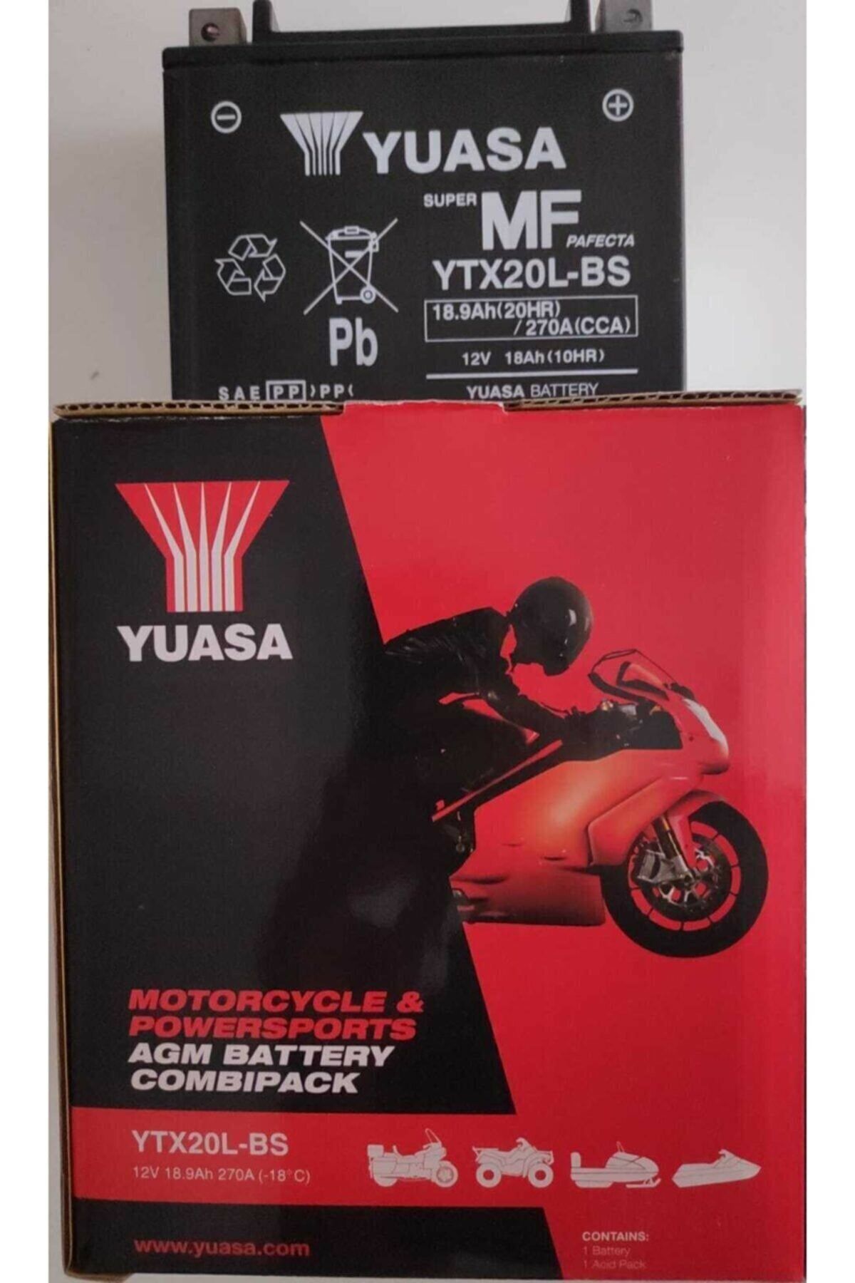 Yuasa Bosch Harley Davidson Night Road Vrscd 1250 Ytx20l-bs Akü