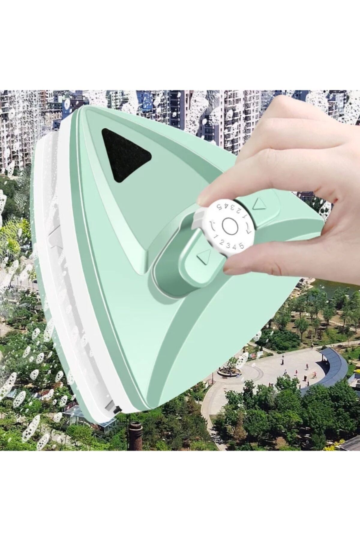 felix express Çift Taraflı Manyetik Güvenlik İpli Cam Silme Aparatı
