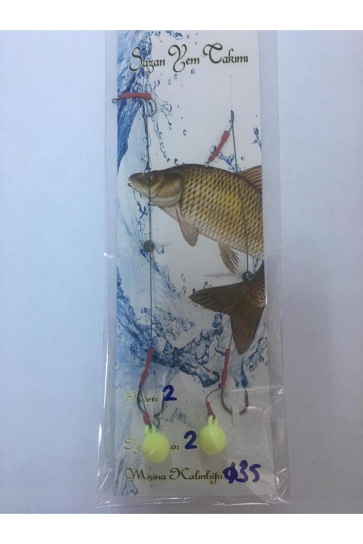 TRAKAV Sazan Hazır Rig Yem Takımı Glow Pop Up Lı