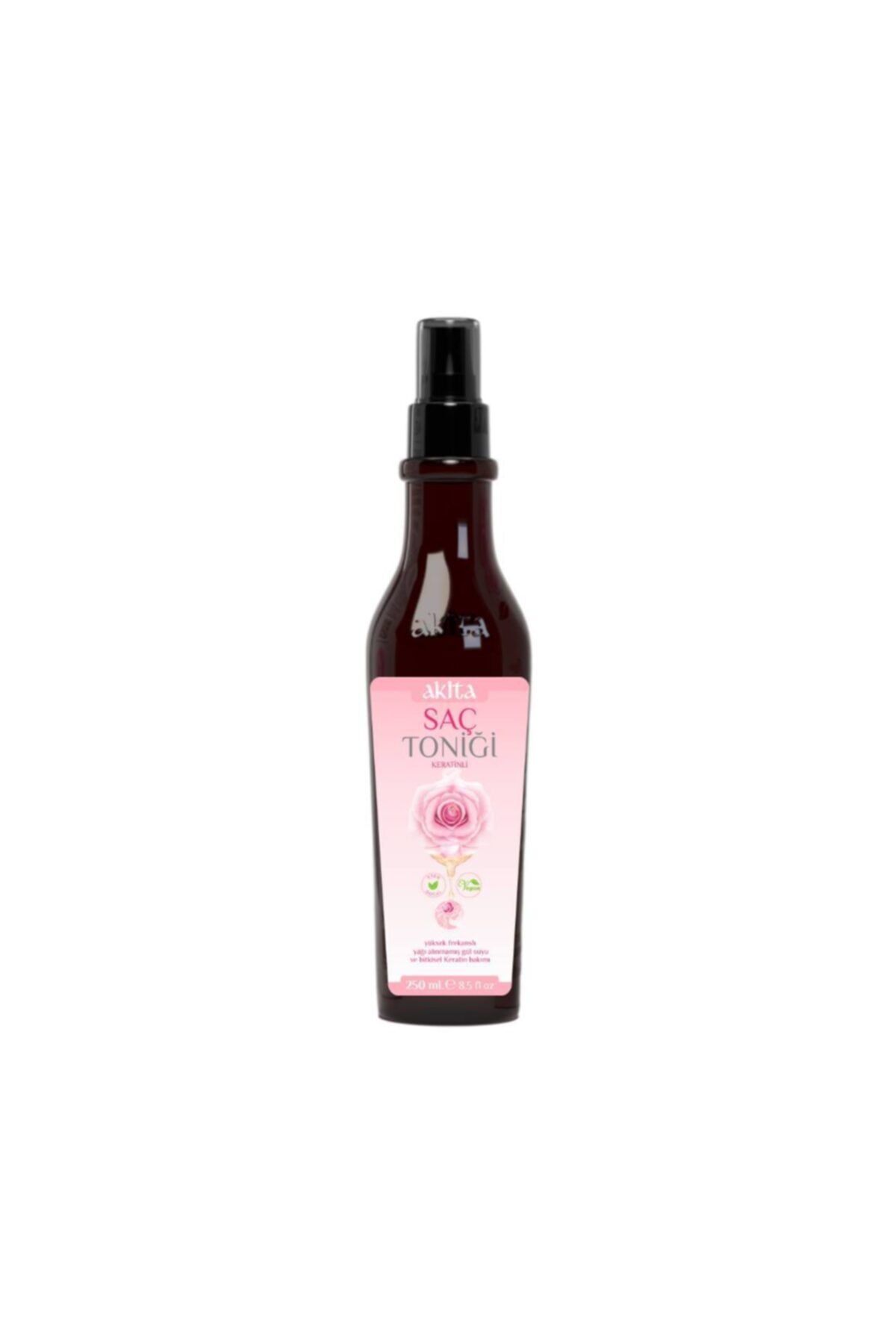 Akita % 100 Doğal Bitkisel Saç Toniği Keratinli Lavanta Suyu 250ml