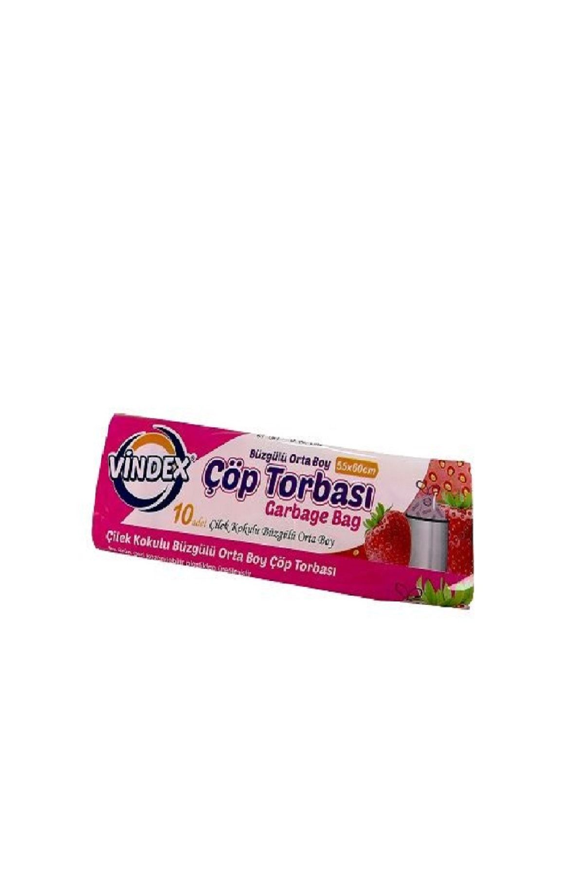 Vindex Vındex Cop Torbası Buzgulu Orta Boy Cılek Kokulu