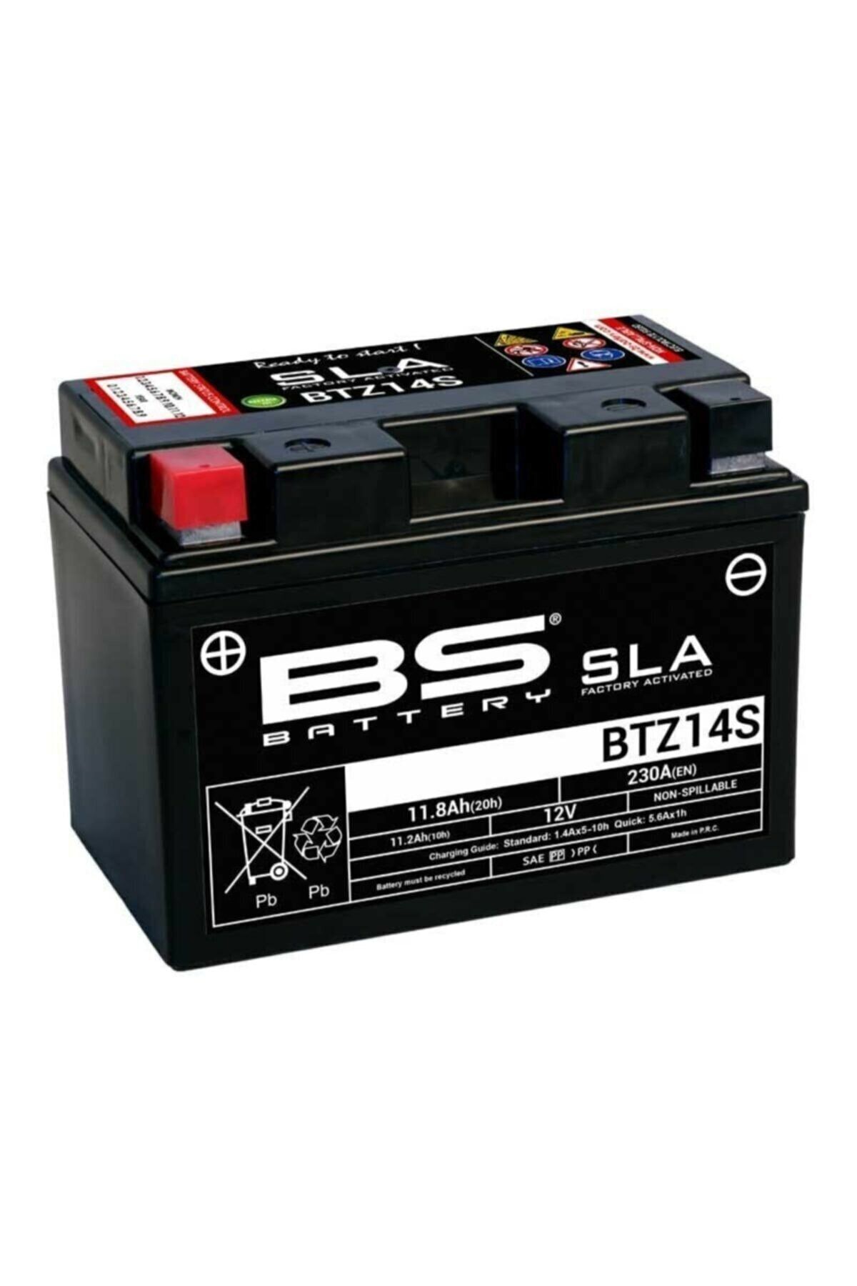 BS Battery Bs Sla Yamaha Scr950 Ytz14s-bs Akü