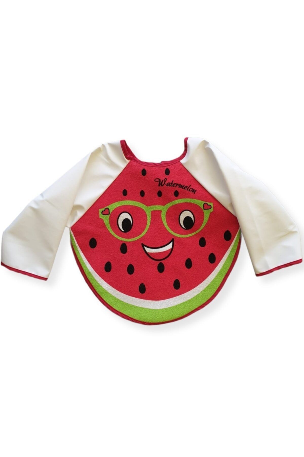 Hece Bebe Karpuz Baskılı Kollu Mama Önlüğü