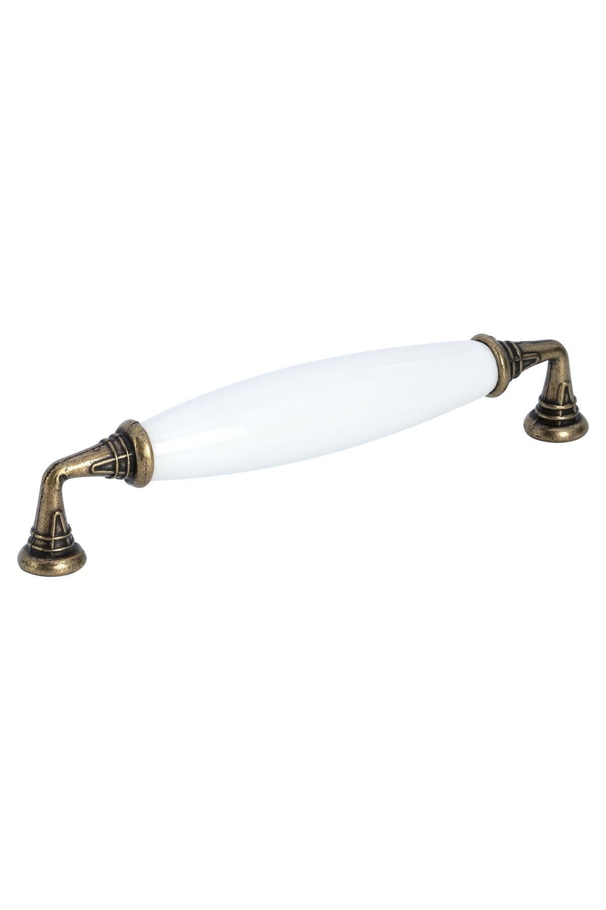 Porcellana Perla Porselen Kulp Dolap Çekmece Mobilya Mutfak Çocuk Kulbu Sude 128mm-beyaz