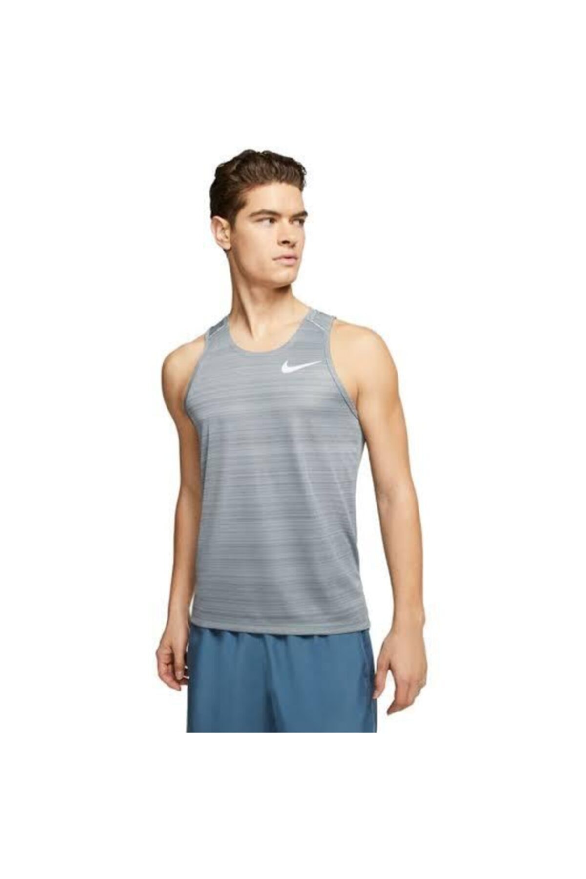 Nike Dri-fit Breathe Miler Men's Running Vest Tank Top