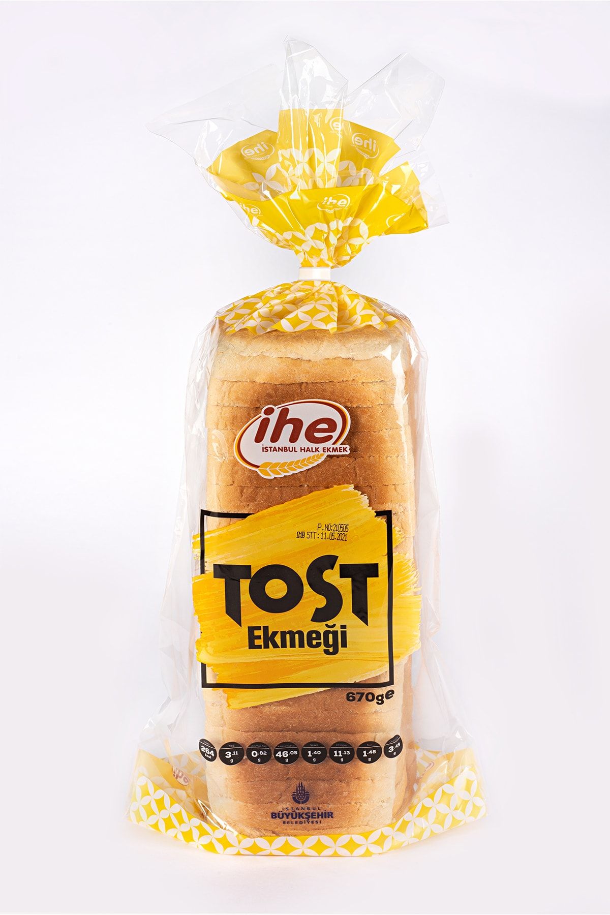 İhe Tost Ekmeği 670 G (4 Adet)