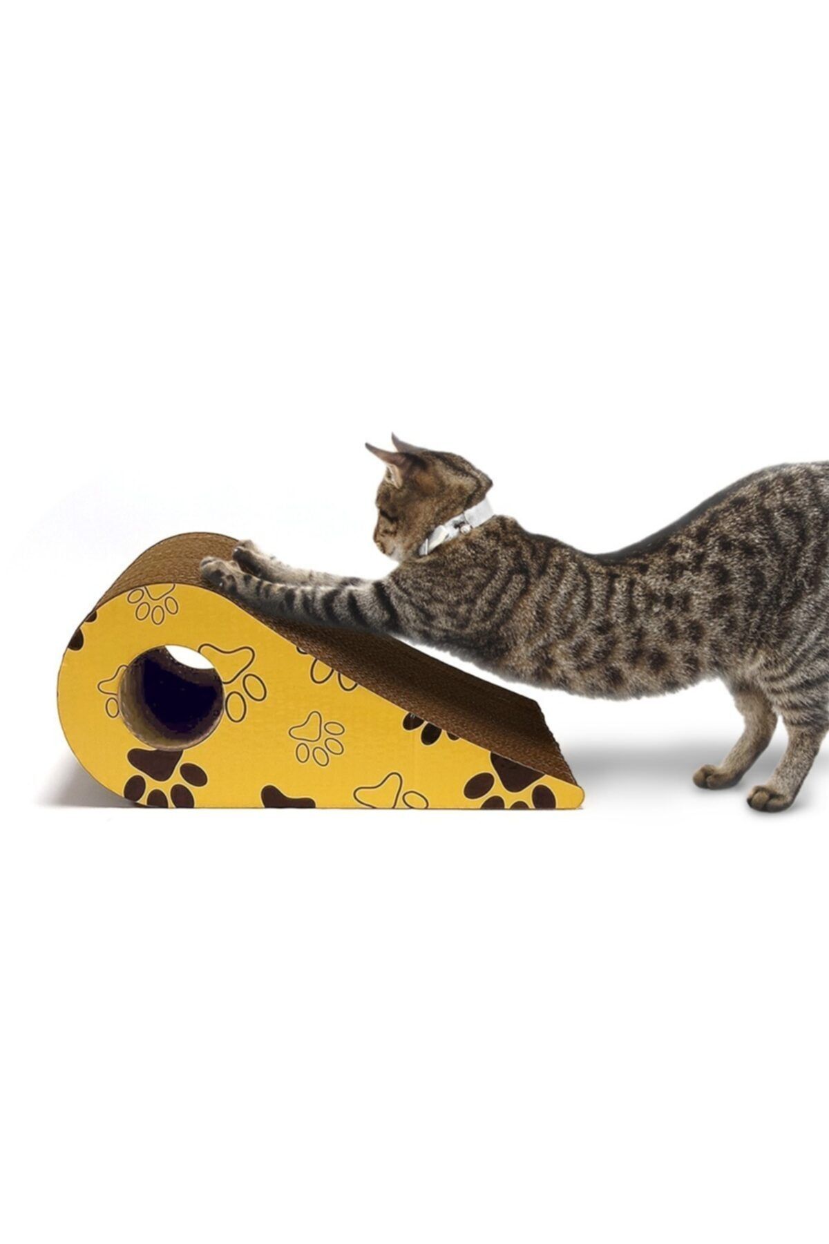 Artikel Ondüle Karton Kedi Tırmalama Tahtası, Kedi Tırmalama Rampası 35x15,5x20cm