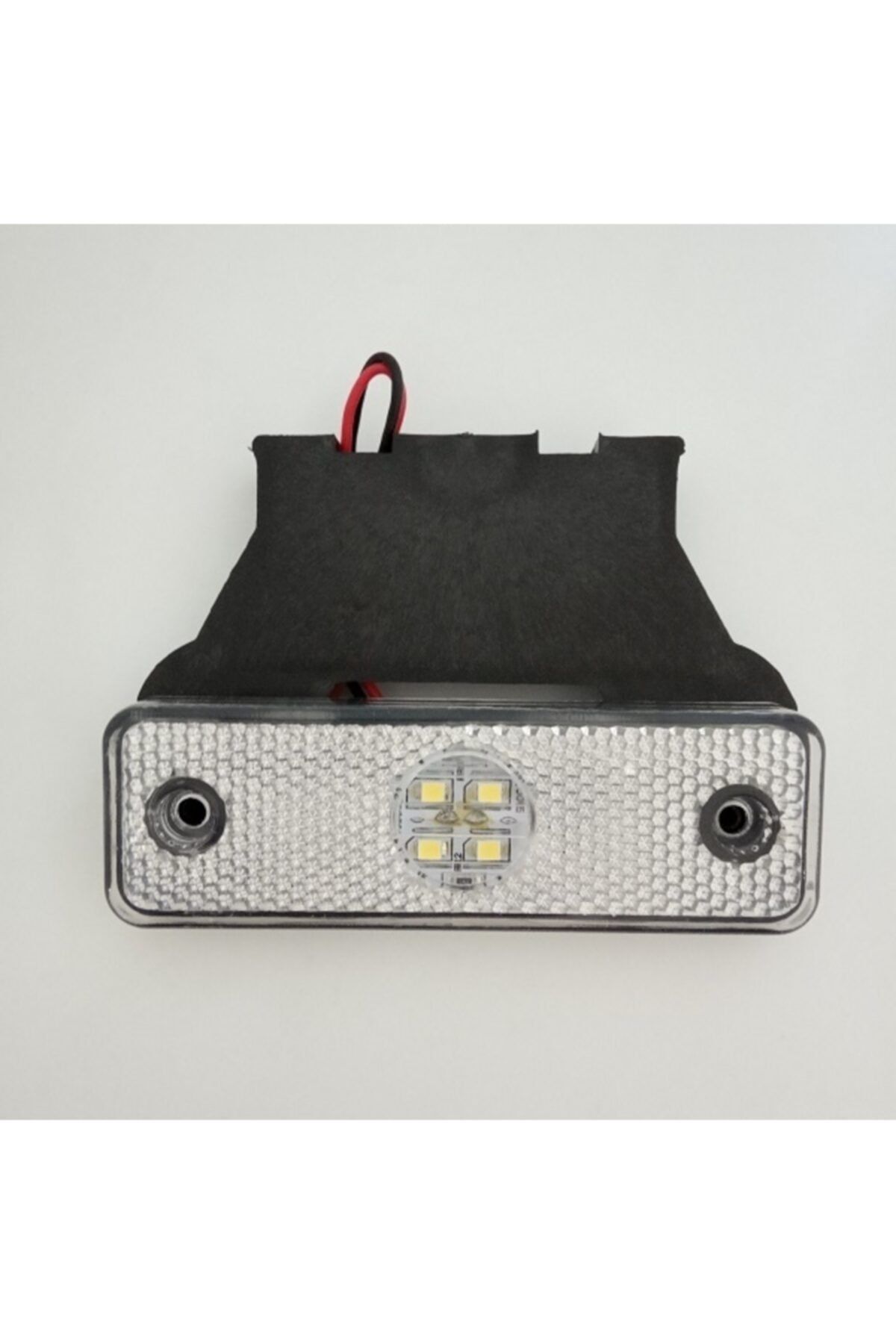 T.A.S. Side Marker 4 Ledli Yan Kasa Saba Tip Ince Lamba, Tır Sallama Beyaz 12v (12 Adet)