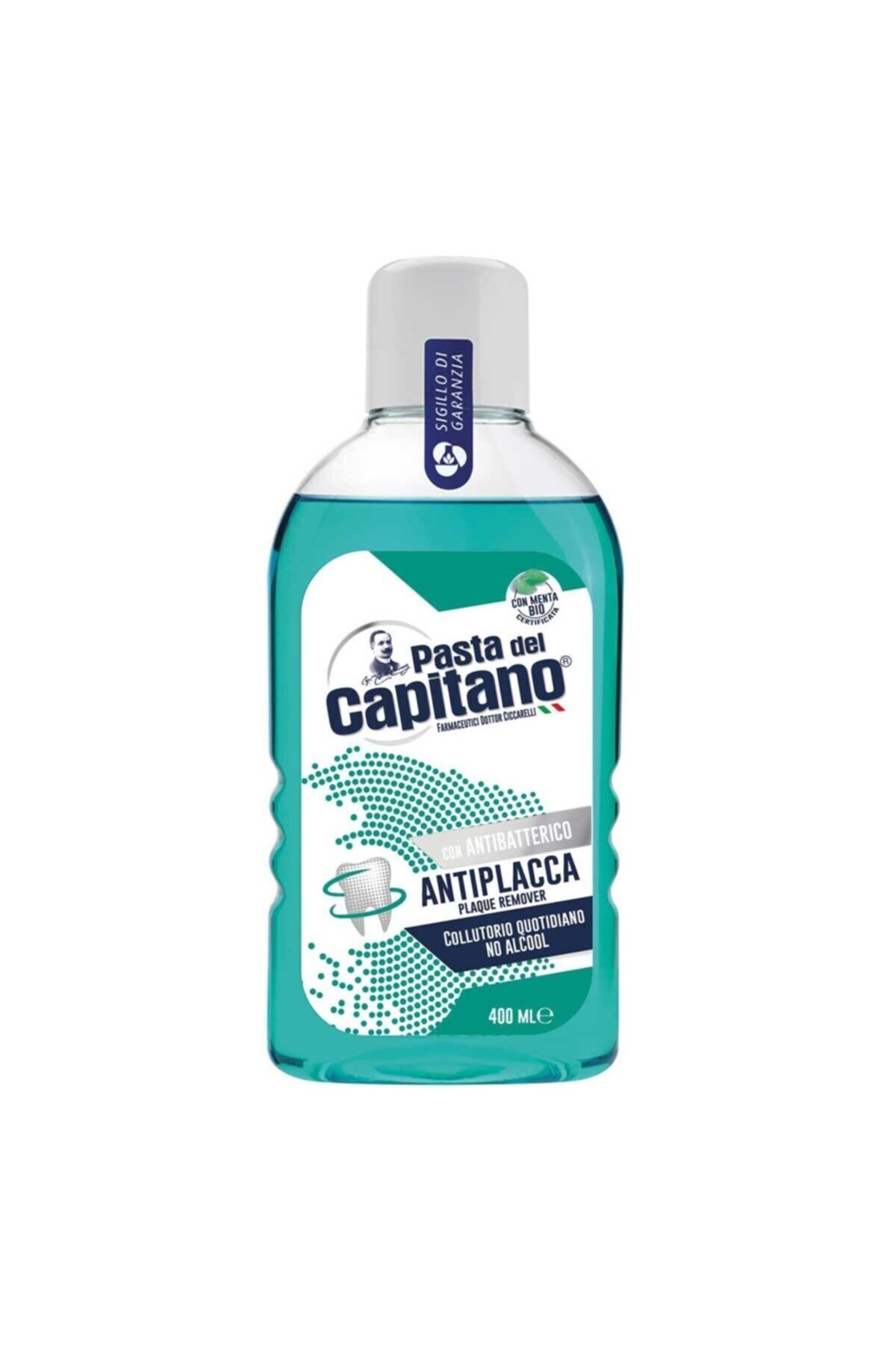 Pasta Del Capitano Plak Giderici Ağız Bakım Suyu 400 ml