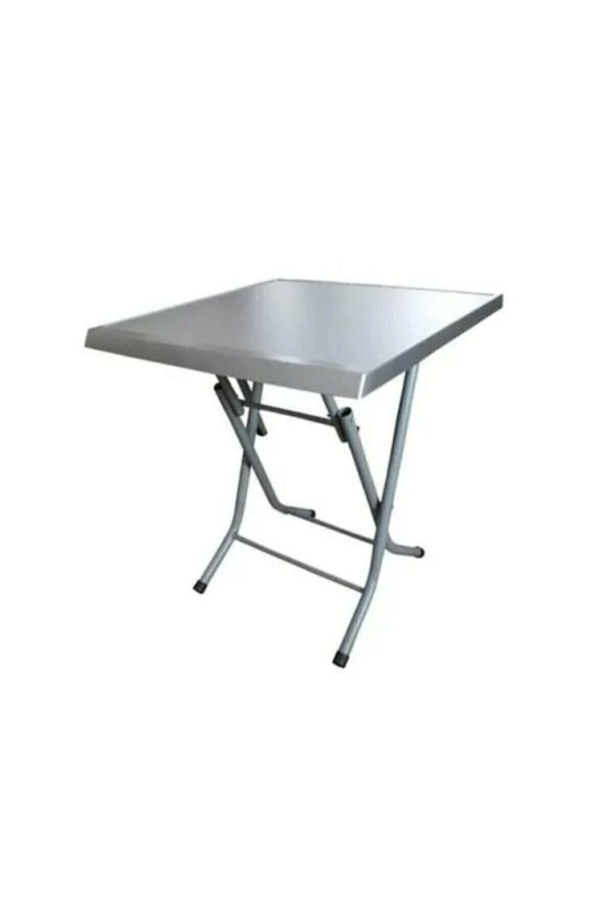 HOMEBELLA 60x60 Cm Plastik Katlanır Bilgisayar Laptop Genç Çocuk Ders Yemek Balkon Çalışma Masası