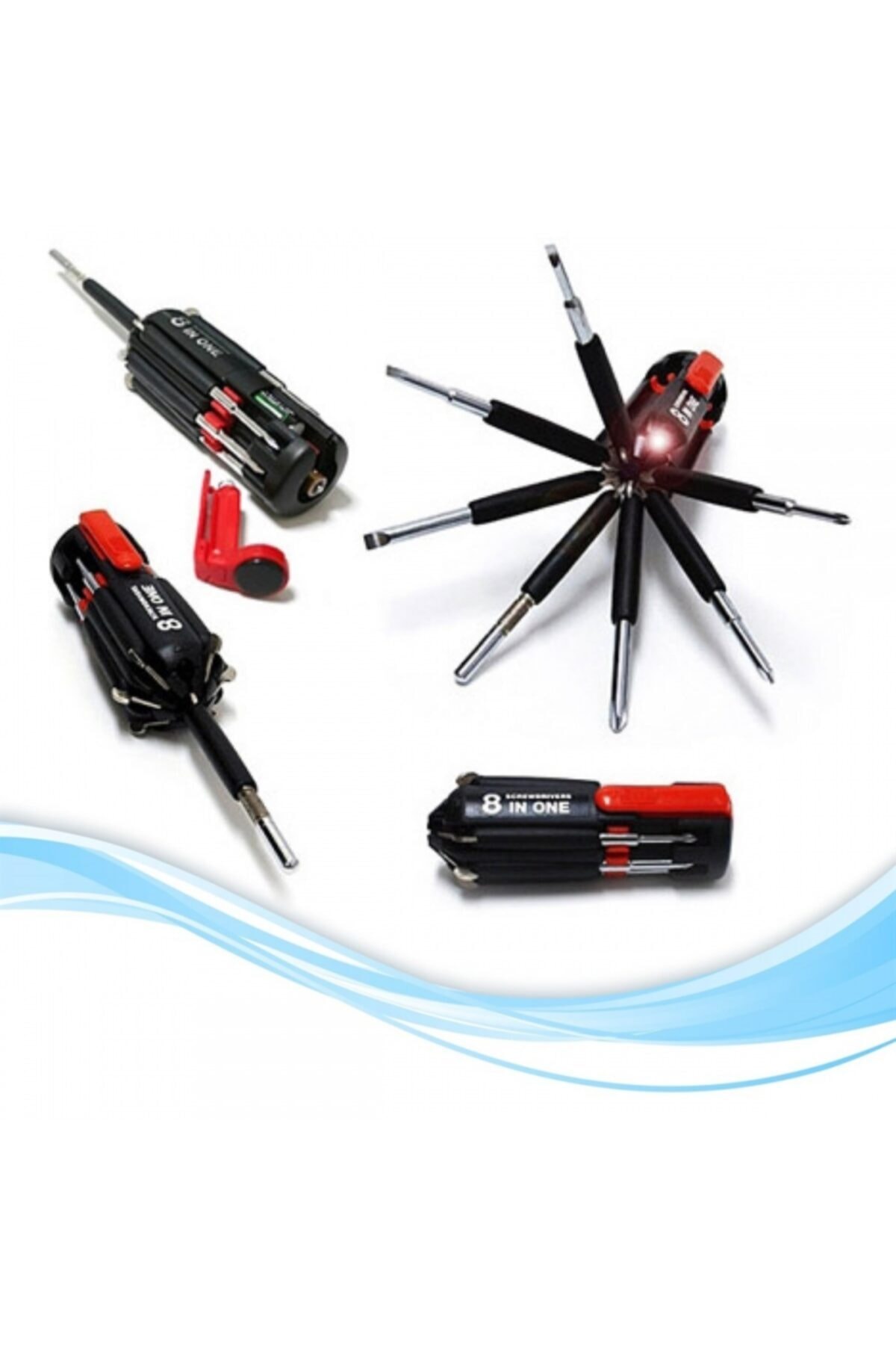 BEKA 8 In 1 Led Işıklı Tornavida Seti