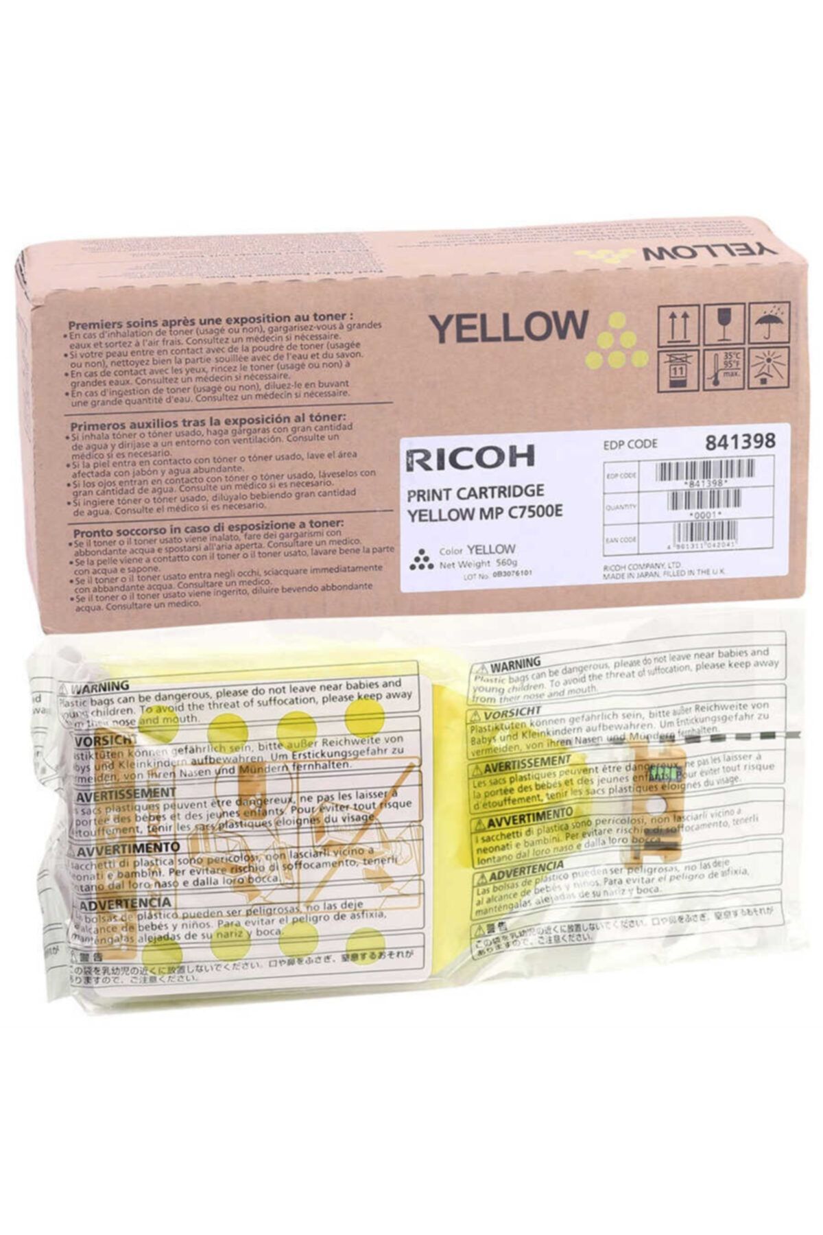 NRG Mp-c6000 Sarı Orjinal Fotokopi Toner